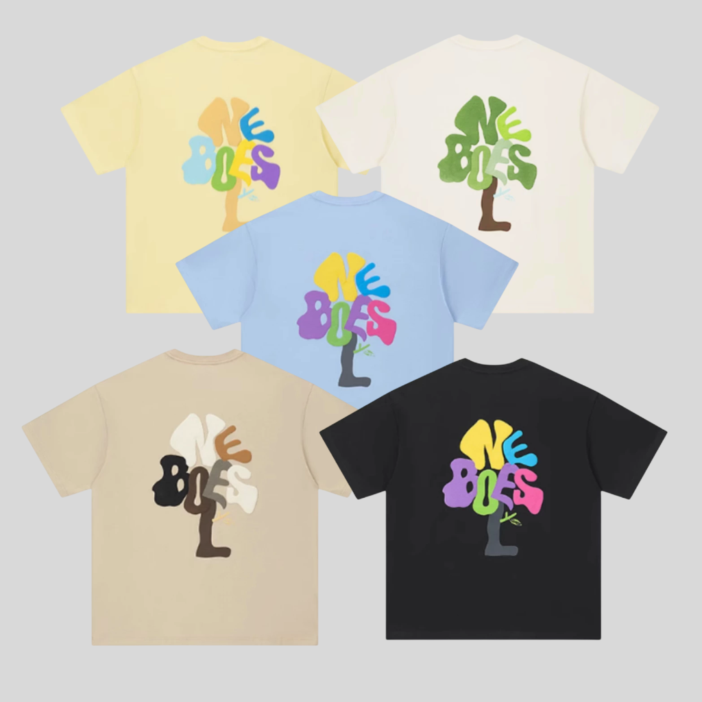BONELESS TREE LOGO TEE oversized t-shirt in Blue at SLUX.CO Malaysia