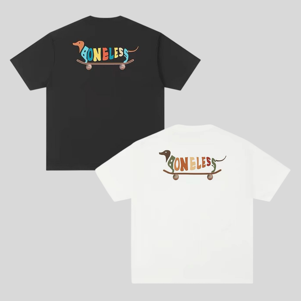 BONELESS COLORFUL DOG TEE