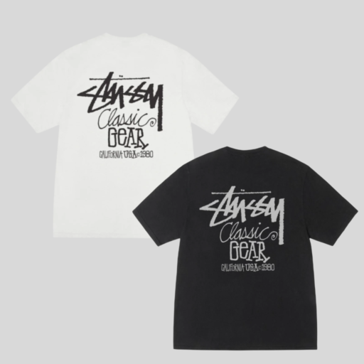 STUSSY CLASSIC GEAR TEE