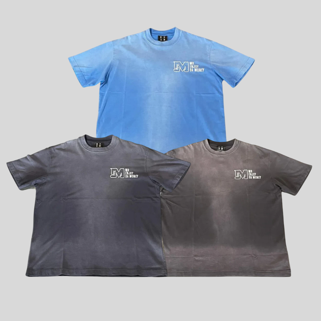 MEDM EMBROIDERY WASHED TEE