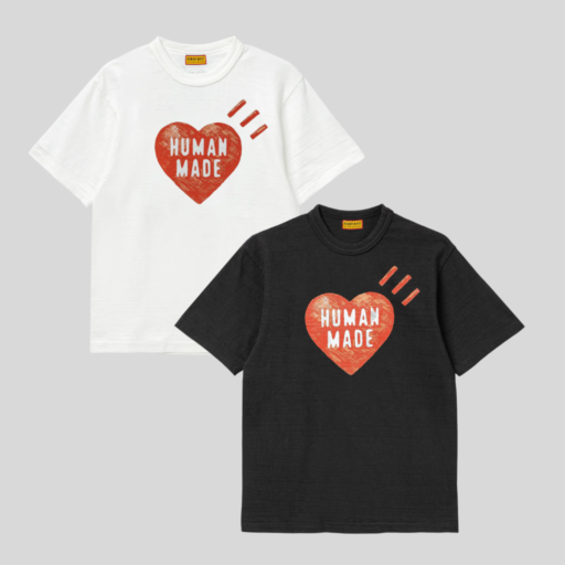 HUMAN MADE HEART DRY ALL TEE